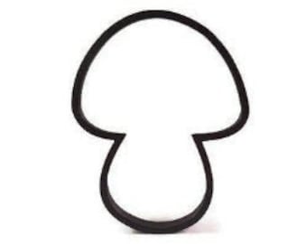 Mushroom Cookie Cutter - Toadstool Mushroom Fondant Cutter - Pizza Toppings Cupcake Topper - Forest Toadstool Birthday Cookie