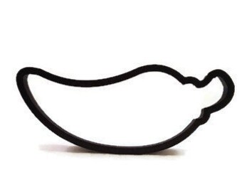 Jalapeno Pepper Cookie Cutter - Southwest Cupcake Topper - Red Chili Fondant Cutter - Hot Pepper Cookie Cutter - Cinco de Mayo Cookies