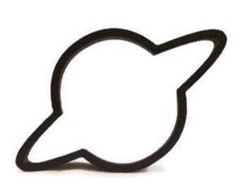 Saturn Cookie Cutter - Planet Fondant Cutter - Space Cupcake Topper - Outer Space Cookie Cutter - Astronaut Birthday Party Cookies