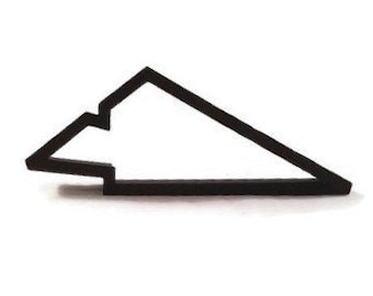 Paper Airplane Cookie Cutter