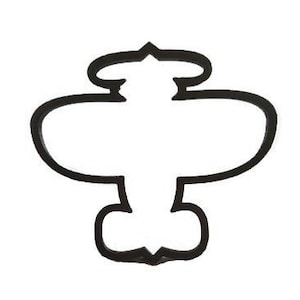 Cute Airplane Cookie Cutter - Cartoon Plane Cupcake Topper - Airplane Fondant Cutter - Airplane Cookie Cutter - Prop Plane Cookie