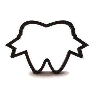 Tooth Cookie Cutter - Tooth Fondant Cutter - Tooth Cupcake Topper - Dentist Cookie Cutters - First Dentist Visit - First Tooth Lost Cookie