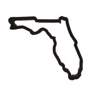 Florida Cookie Cutter - Florida Fondant Cutter - Graduation Cookie Cutter - 50 States Cookie Cutters - Florida State Cookie Cutter