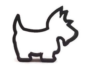 Scottish Terrier Cookie Cutter - Dog Breed Cookies - Dog Treat Cutter - Scottie Dog Cupcake Topper - Terrier Fondant Cutter
