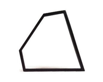 Diamond Cookie Cutter – Gemstone Fondant Topper, Wedding Cookies