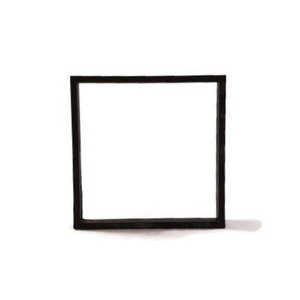 Square Cookie Cutter - Square Shape Cupcake Topper - Custom Size Square or Rectangle Cookie Cutter