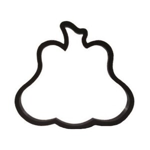 Pumpkin Cookie Cutter - Halloween Cookie Cutter - Gourd Cupcake Topper - Fat Pumpkin Cookie Cutter - Jack O Lantern Cookie Cutter
