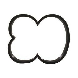 80 Cookie Cutter - Eighty Cupcake Topper - &quot;80&quot; Fondant Cutter - Eightieth Birthday Cookie - 80th Birthday Cookie Cutter
