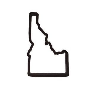 Idaho Cookie Cutter - Idaho State Fondant Cutter - State of Idaho Cupcake Topper - 50 States Cookie Cutters