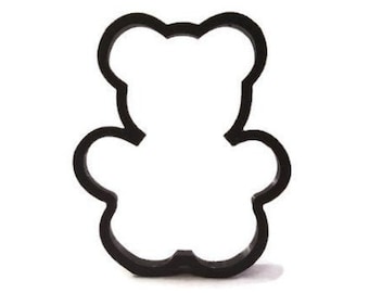 Teddy Bear Cookie Cutter - Fondant & Cupcake Topper