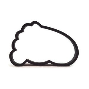 Baby Foot Cookie Cutter - Footprint Cupcake Topper - Baby Shower Fondant Cutter - Gender Reveal Cookie Cutter - Baby Shower Cookies