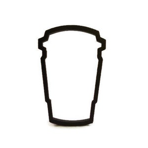 Latte Cookie Cutter - Mocha Cupcake Topper - Coffee Cup Fondant Cutter - Coffee Cookie Cutter - Coffee Birthday Cookies - Coffee Cookies