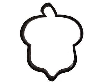 Acorn Cookie Cutter - Fall Fondant Cutter - Acorns Cupcake Topper - Thanksgiving Cookie Cutter - Forest Theme Birthday - I'm Nuts About You