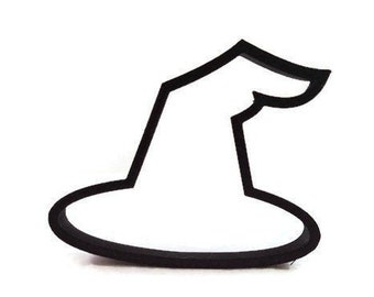 Witches Hat Cookie Cutter - Halloween Fondant Cutter - Witch Hat Cupcake Topper - Halloween Cookie Cutters