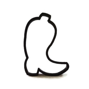 Cowboy Boot Cookie Cutter - Western Cowboy Boot Cupcake Topper - Cowgirl Birthday Cookie - Leather Boots Cookie Cutter - Rodeo Cookies