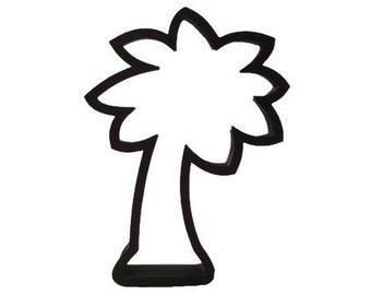 Palm Tree Cookie Cutter - Tropical Cupcake Topper - Florida, California, Hawaii Fondant Cutter - Beach Party Cookie Cutter - Summer Cookie