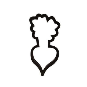 Emporte-pièce à la betterave - emporte-pièce dessin animé pour fondant à la betterave - décoration de cupcake à la betterave sucrière - emporte-pièce jardin - cadeau de jardinage - emporte-pièce betterave - bortsch