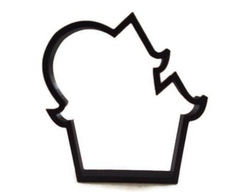 Haunted House Cookie Cutter - Halloween Fondant Cutter - Haunted Mansion Cupcake Topper - Halloween Cookie Cutters - Full Moon Cookie