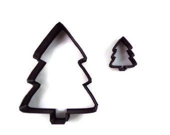 Christmas Tree Cookie Cutter - Christmas Tree Fondant Cutter - Holiday Tree Cupcake Topper - Christmas Cookie Cutters