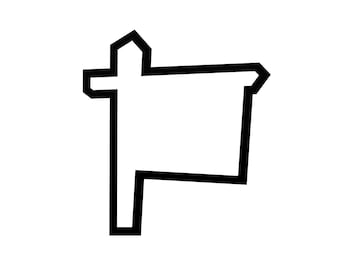 Real Estate Sign Cookie Cutter