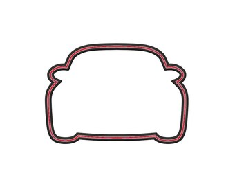 Car Front View Cookie Cutter