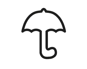 Umbrella Cookie Cutter - Rainy Day Cookies - Weather Cookie Cutter - Rain Gear Cutter - April Showers - Outdoor Cookie Cutter