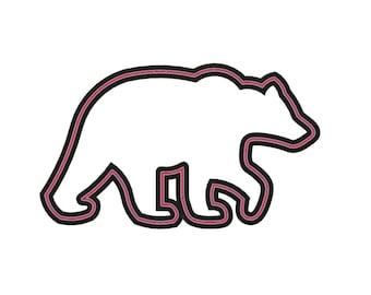 Bear Cutter - Grizzly Bear Fondant Cutter - Camping Cookie Cutter - Hiking Cookies - Brown Bear Black Bear Polar Bear Cookie Cutter