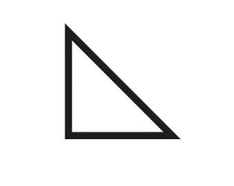 Right Triangle Cookie Cutter - Triangle Cookie Cutter - Polygon Cookie Cutters - Geometry Cookie Cutter - Math Party Cookies