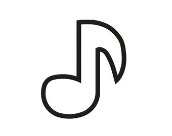 Music Note Cookie Cutter