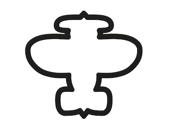 Cute Airplane Cookie Cutter