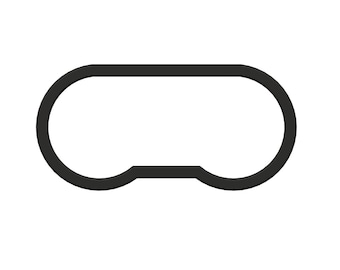 Retro Game Controller Cookie Cutter
