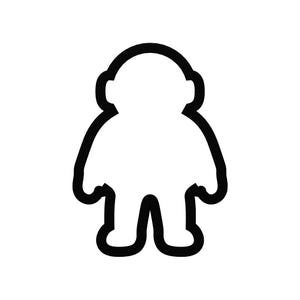 Astronaut Cookie Cutter - Cute Space Man Cupcake Topper - Science Cookie Cutters - Space Suit Cookie Cutter - Space Birthday Cutters