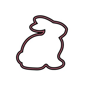 Bunny Rabbit Cookie Cutter - Easter Cookie Cutters image 3