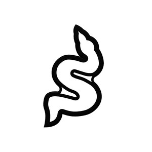 Snake Cookie Cutter - Python Cupcake Topper - Jungle Fondant Cutter - Reptiles Cookie Cutter - Snake Cookies - Jungle Party