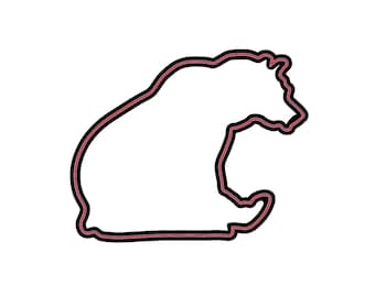 Bear Cookie Cutter - Grizzly Bear Fondant Cutter - Camping Cookie Cutter - Hiking Cookies - Brown Bear Black Bear Polar Bear Cookie Cutter