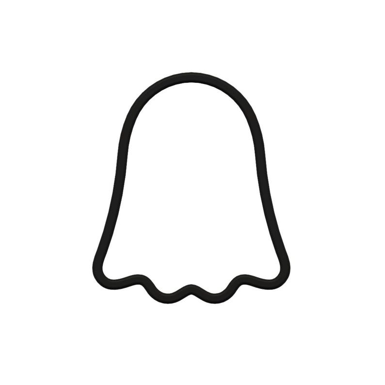 Slightly Rounded Cube Ghost Ghost Cookie Cutter - Etsy