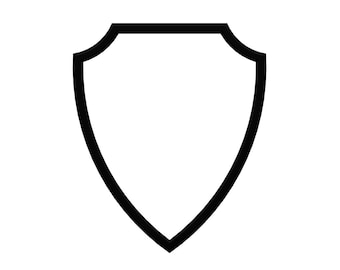 Shield Plaque Cookie Cutter