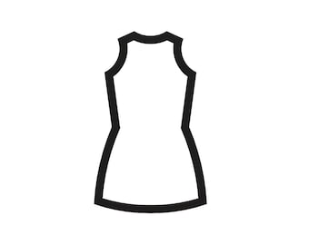 Cheer Uniform Cookie Cutter