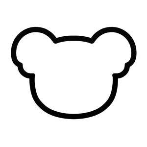 Koala Cookie Cutter - Koala Face Cupcake Topper - Koala Head Cookie Cutters - Australia Cookie Cutters - Cute Koala Cookie Cutters