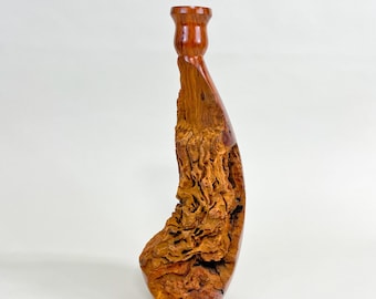 Lilac Burl Dry Vase - Barely There (de-Anza-Series) - 14" x 5.5"