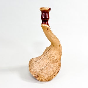 Manzanita Burl Wabi-sabi Style Dry Vase Barely There Swan-Series 16.5h x 6.5d arctostaphylos image 6