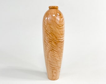 Figured Maple Vase (9" x 3")