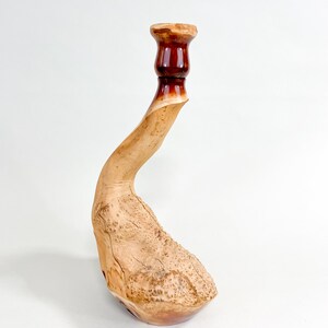 Manzanita Burl Wabi-sabi Style Dry Vase Barely There Swan-Series 16.5h x 6.5d arctostaphylos image 4