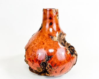 Lilac Burl Dry Vase - Barely There (de-Anza-Series) - 11" x 10"