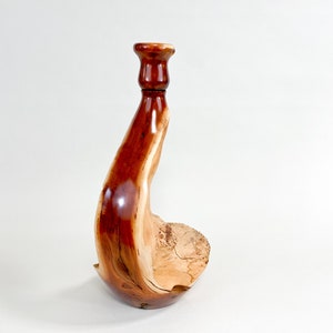 Manzanita Burl Wabi-sabi Style Dry Vase Barely There Swan-Series 16.5h x 6.5d arctostaphylos image 2