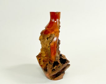 Lilac Burl Dry Vase - Barely There (Flat-Series) - 6" x 4"