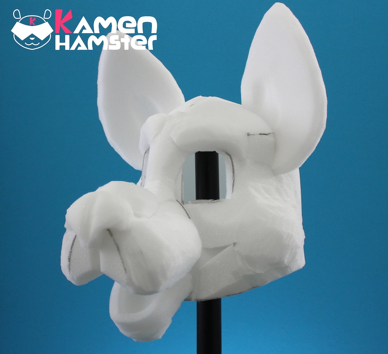 Fursuit Canine / Wolf / Dog Head Base Foam Commission Etsy Australia