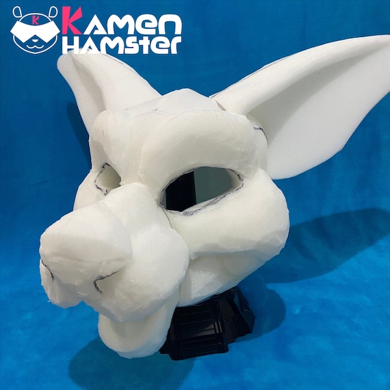 Fursuit Handmade Head Base Fennec Fox Foam Furry Custom - READY FOR FURRING!