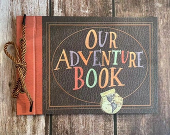 Our Adventure Book Pixar Up Handmade DIY Family Scrapbook, Wedding Photo  Album, Retro Travel Memory Book with Blank Kraft Paper 40 Pages