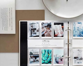 Instax Mini Photo Album. 360 Photos Instax Photo Album With Sleeves. Modern Wedding Photo Album 4x6 Insert. Pocket Fuji Polaroid Photo album